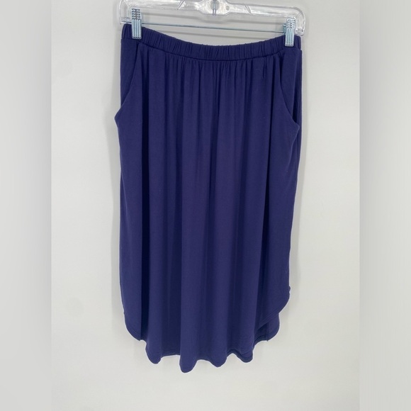 Bobeau circle skirt with pockets navy blue size small - Picture 1 of 7